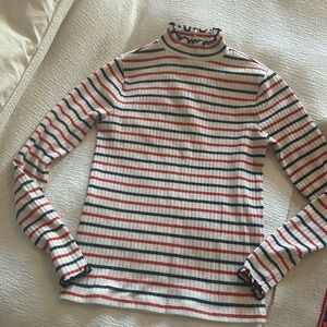 Jcrew striped turtleneck